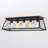 Ciarrai 5-Light Flush Mount Light Farmhouse Rectangular Caged Light-549971083