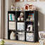 Bibliothèque à 9 cubes, tablette de rangement décorative-47697570-47697571