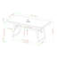 Grande table de salle à manger Modern