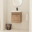 Meuble-lavabo mural de 18 po Ellaline