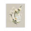 Plaque murale en papier fleurs blanches, design par House Fenway