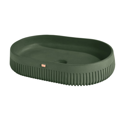 Papua Oval Concrete Vessel Sink