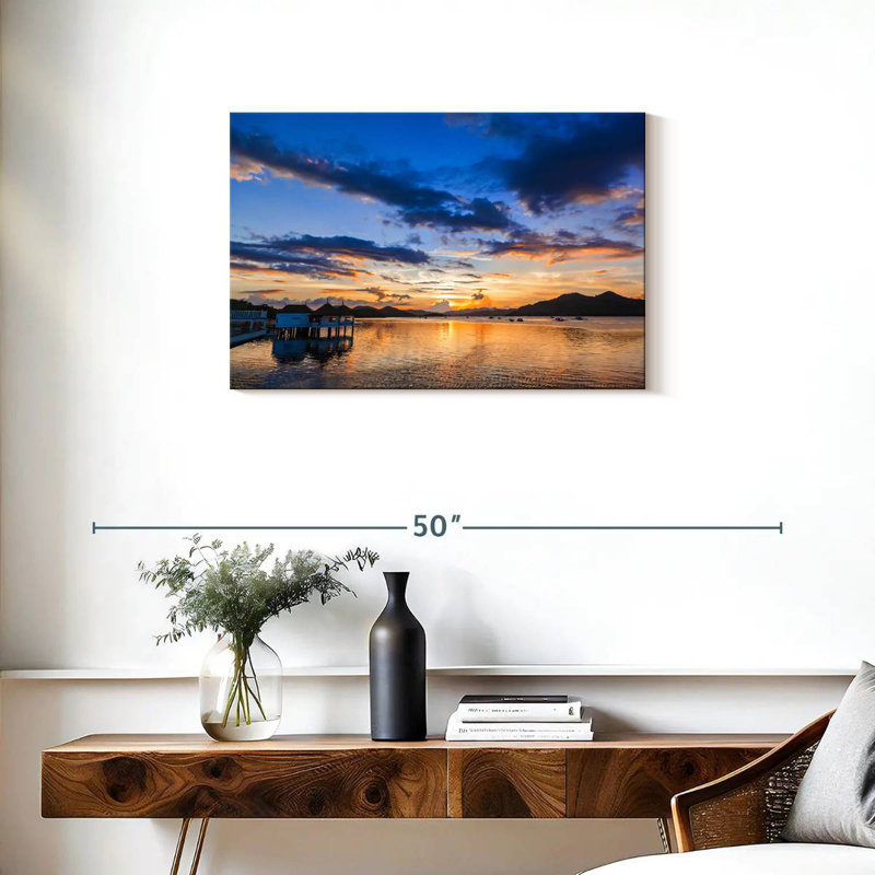 Gillard Coron Beach Sunset, H 20 po x l 30 po