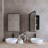 Recessed Black Metal Framed