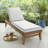 Outdoor 3'' Chaise Lounge Seat / Back Cushion-1194953092