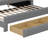 Space Saving Upholstered Daybed, Integrated LED Belt, Trundle and Three Drawers-129754860