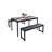 Homerus 4 - Person Four Leg Dining Set-717924512-717924513