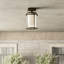 Meridian 1 - Light 7.7" Simple Cylinder Semi Flush Mount-240782728
