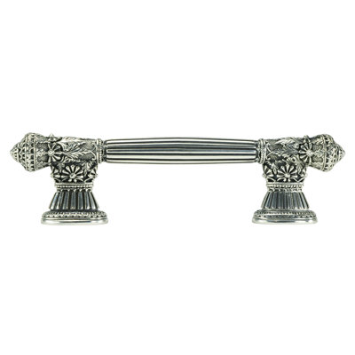 TOULOUSE 3-1/2" CENTER TO CENTER PULL IN SATIN PLATE