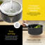 Good Food in Partnership with Tower Tri-Ply 3 Piece Saucepan Set with 16cm, 18cm & 20cm Saucepans with Tempered Glass Lids, Induction Compatible-110731413