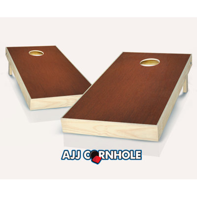 2' x 4' Solid Wood Cornhole Set with Bags