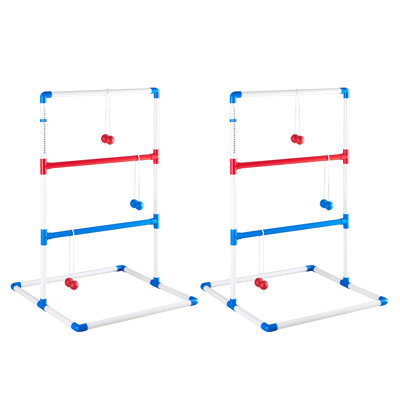 Cadre en PVC 36,6 "x 25" autoportant à double cible avec traceurs intégrés et jeu de sacs