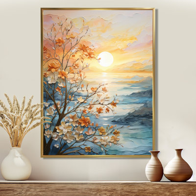 Ivoneta Bold Sunrise Eternal Renewal I - Sunrise & Sunset Canvas Print Wall Art