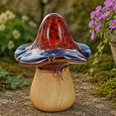 Reichard Plants & Flowers Weather Resistant UV Resistant Rust Resistant Ceramic / Porcelain Garden Statue