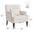 Arnice 29" W Button Tufted Upholstered Club Chair with Nailhead Trim-1011761737