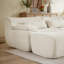 Canapé modulaire avec 2 repose-pieds mobiles, canapé en U-748181017