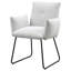 Donica Light Drey Upholstered Dining Arm Chair(Only Dining Chairs)