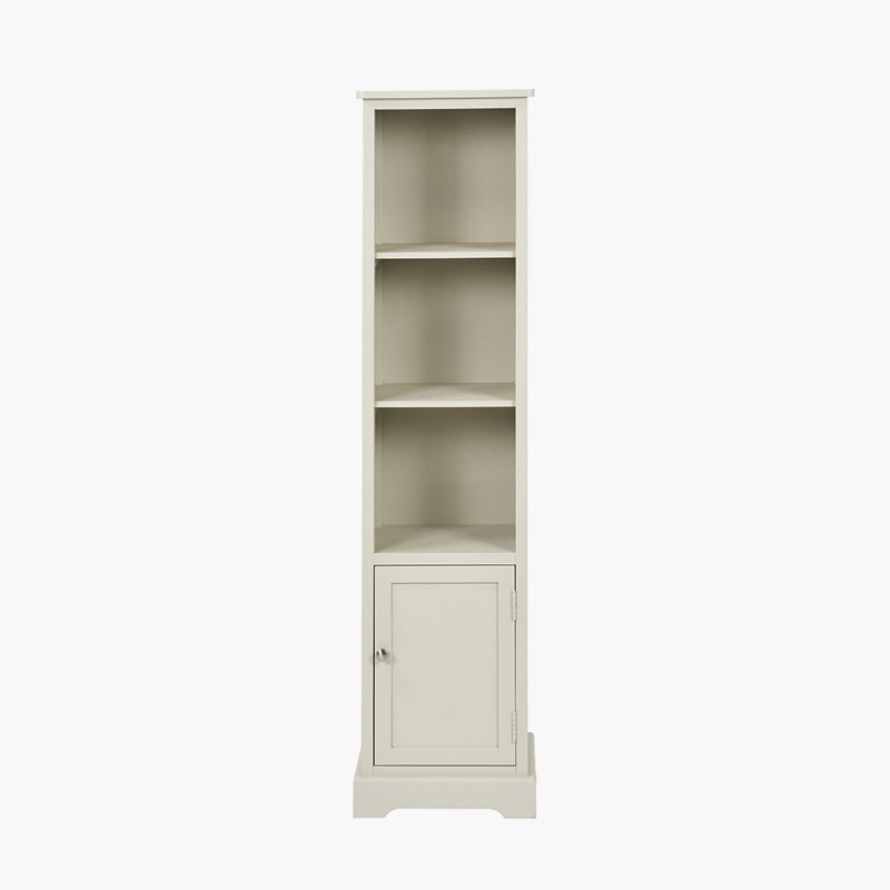 Croft 153cm H x 38cm W Bookcase, Linen Grey