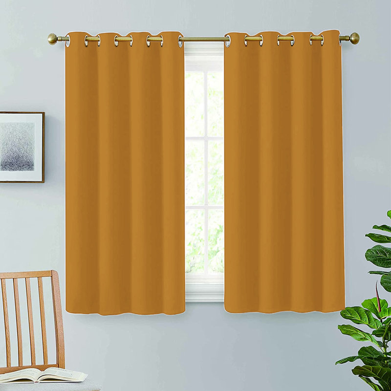 Blackout Curtain Pair, 116cm Width x 182cm Drop