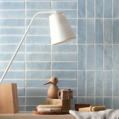 Carreau de mur en porcelaine brillante 2 "x 6" Galileo