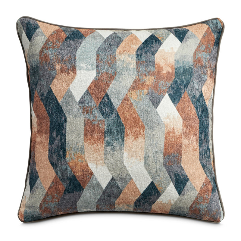 Marion Velvet Square Pillow Cover & Insert, Smoke