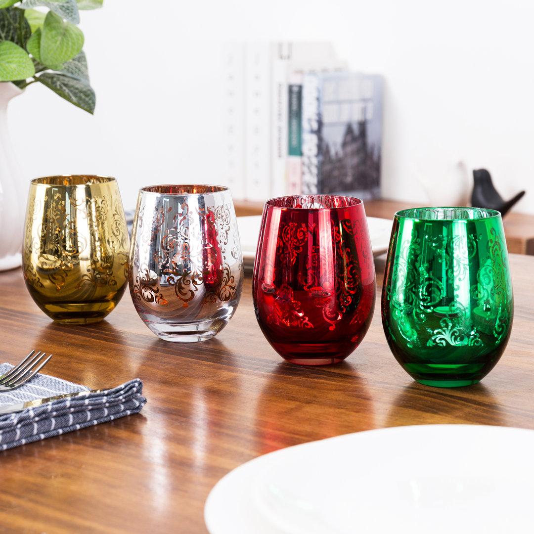Kajetan 4 Piece 16 oz. All Purpose Wine Glass Set (Set of 4) The Holiday Aisle®