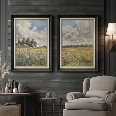 Set of 2 Premium Framed Art Artworks on Premium Canvas with 26"x36" Frame