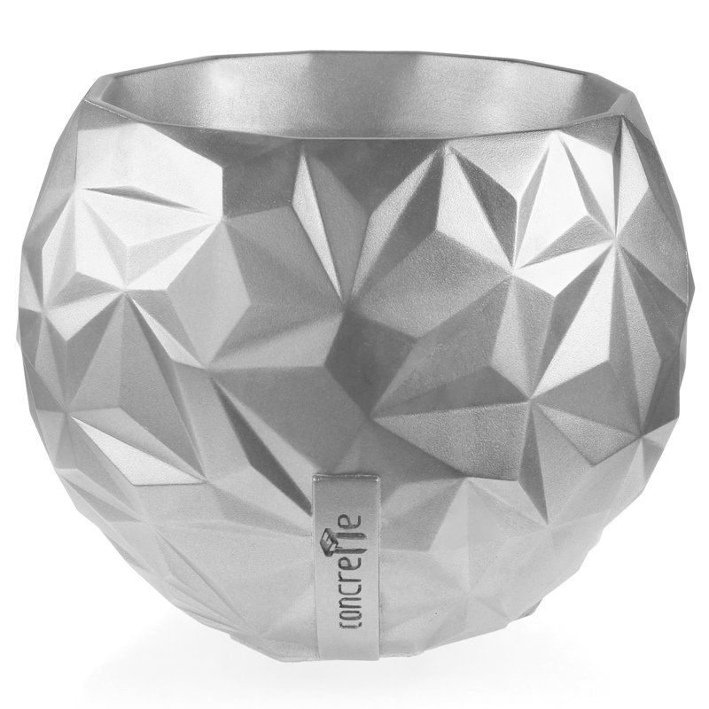 Handmade Pot Planter, Silver