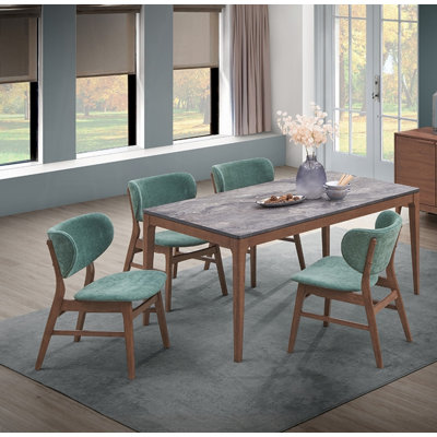 Bevis Rectangular 63'' L x 35'' W Dining Set