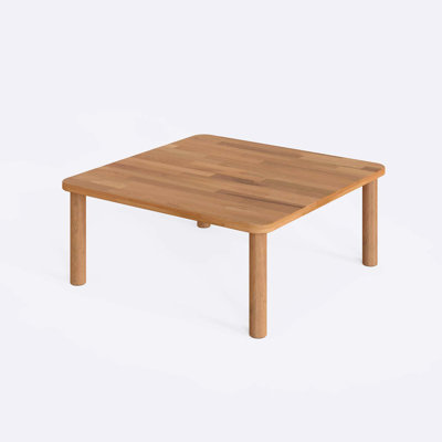 Brooklyn Solid Wood Square Coffee Table – Sleek & Minimalist Living Room Table