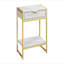 Table d'appoint, table de bout, table de bout, table de chevet, lampe, tiroir de rangement, salon, chambre à coucher-2094647372