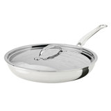 Hestan Probond Luxe 11" Polished Professional Clad Stainless Steel Skillet With Lid