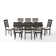 Dunblane 8 - Person Trestle Dining Set