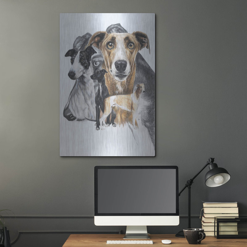 «Greyhound» par Barbara Keith, H 36 po x l 24 po