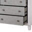 Commode Katia gris rustique et blanc vieilli