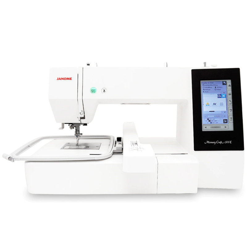 Janome Memory Craft 500e Embroidery Machine