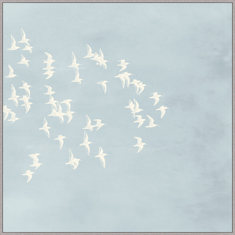 «Flight of Passage 2» (Bleu) - Reproduction sur toile flottante