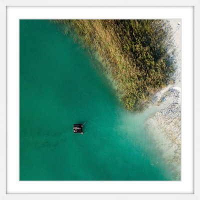« aqua lake », impression encadrée