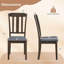 Ensemble de 4 chaises de salle à manger avec dossier confortable et siège rembourré pour le salon-608318273