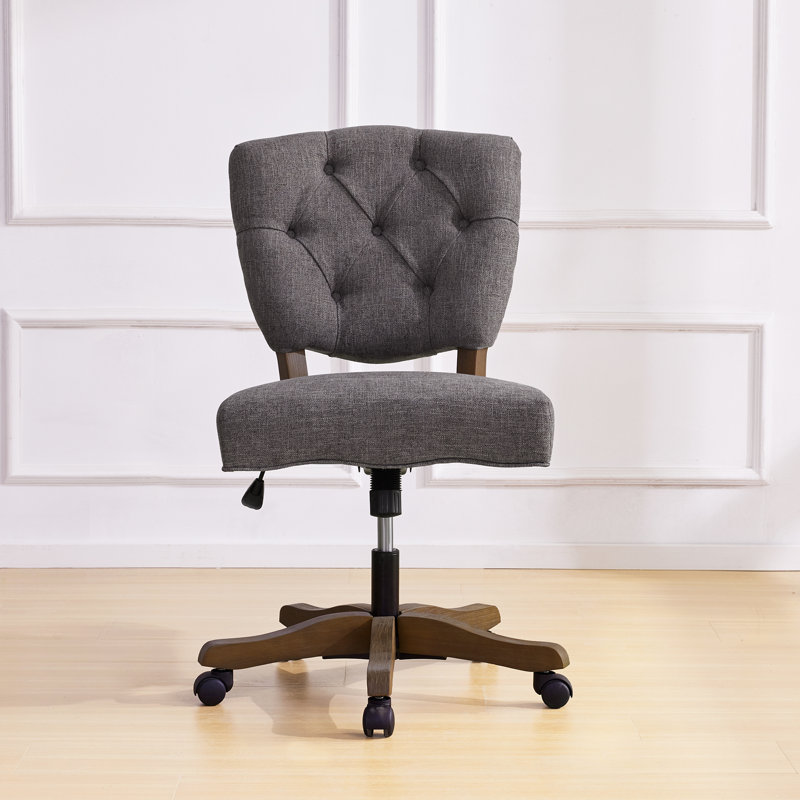 Baden Upholstered Task Chair, Space Gray