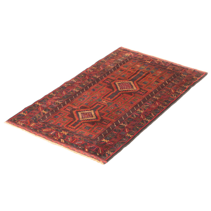 Teimani Brown Rug 3'0" x 5'1"