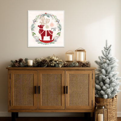 «Hygge Christmas II» par Noonday Design, reproduction d'art sur toile encadrée