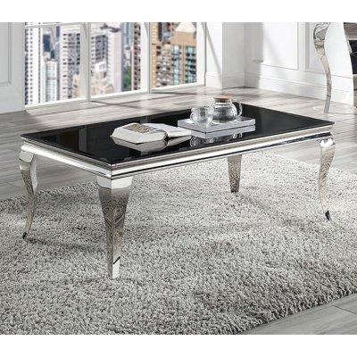 Mehseti Glass Top Single Coffee Table