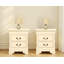 Ensemble de 2 tables de chevet 2 tiroirs Temara Beige-726296500