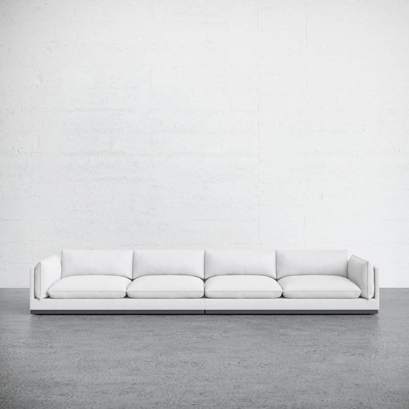 Camden Sofa, White Polyester
