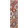Machine Washable Indoor/Outdoor Xhevrie Paprika Rug