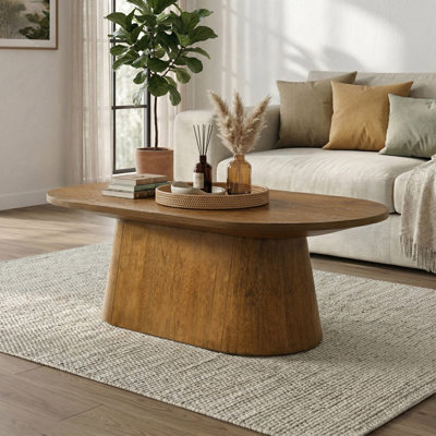 Astromeritis Cocktail Table With Cone-Shaped Pedestal Base