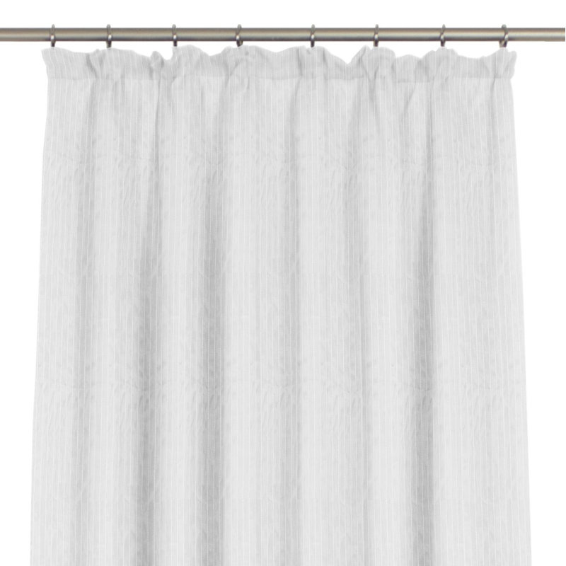 Patson Semi Sheer Curtain Single Panel, 600 W x 175 D cm