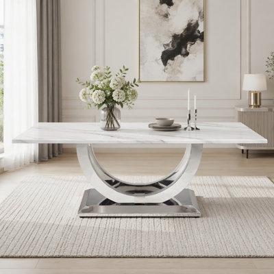 50.4 Inch Modern Rectangular Table