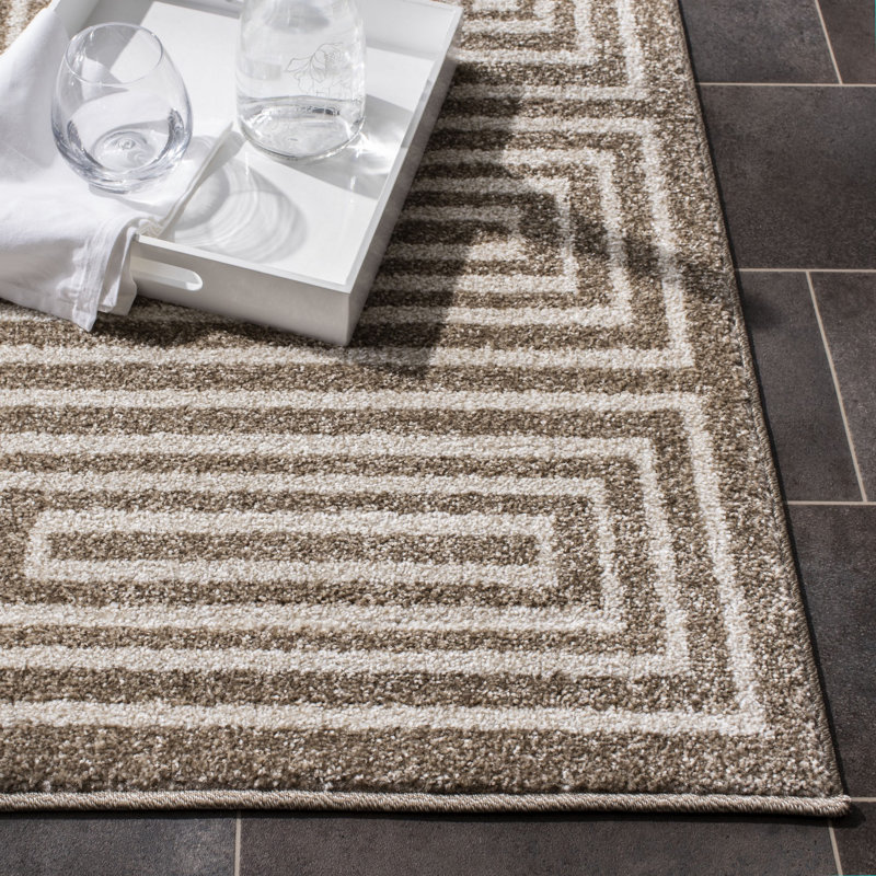 Tapis géométrique Thornbury Performance, Rectangle 5 pi 3 po x 8 pi